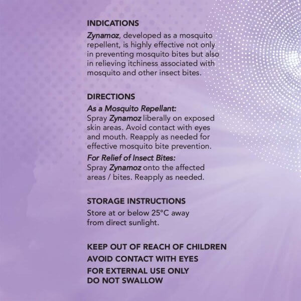 Zynamoz Mosquito Repellent 100ml / 500ml - Image 3