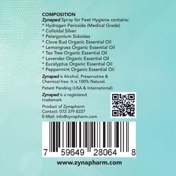 Zynaped Foot Spray 100ml - Image 4