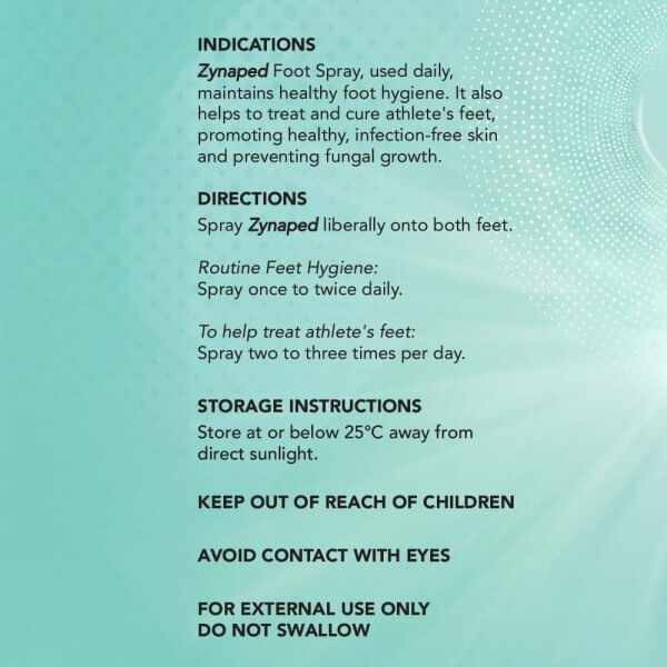 Zynaped Foot Spray 100ml - Image 3