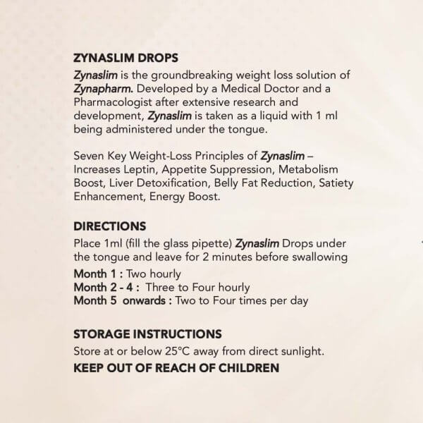 Zynaslim Weight Loss Program - Image 2